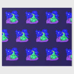Alien Geschenkpapier