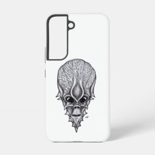 Alien-Gesicht, afrikanische Schädel-Gesichtsrekons Samsung Galaxy Hülle