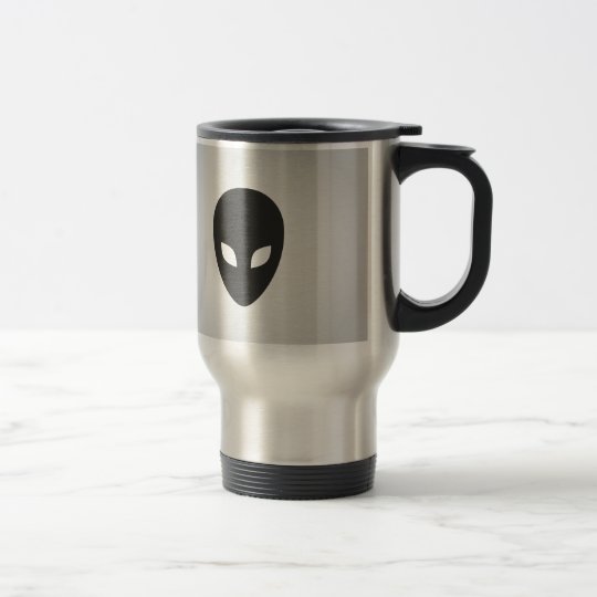 Alien-Gesicht Reisebecher