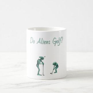 Alien Golf Mug - texte modifiable