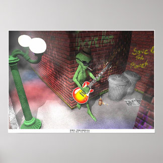 Alien Got die Blues Poster