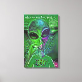 ALIEN GRAFFITI LEINWAND BRINGT MICH ZU IHREM HÄNDL