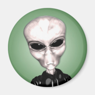 Alien-Grau-Magnet Magnet