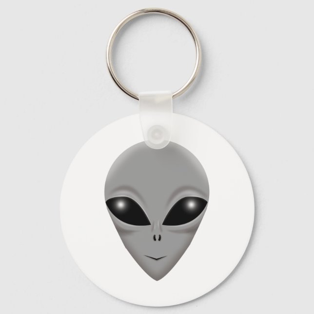 Alien Gray Schlüsselanhänger (Vorderseite)