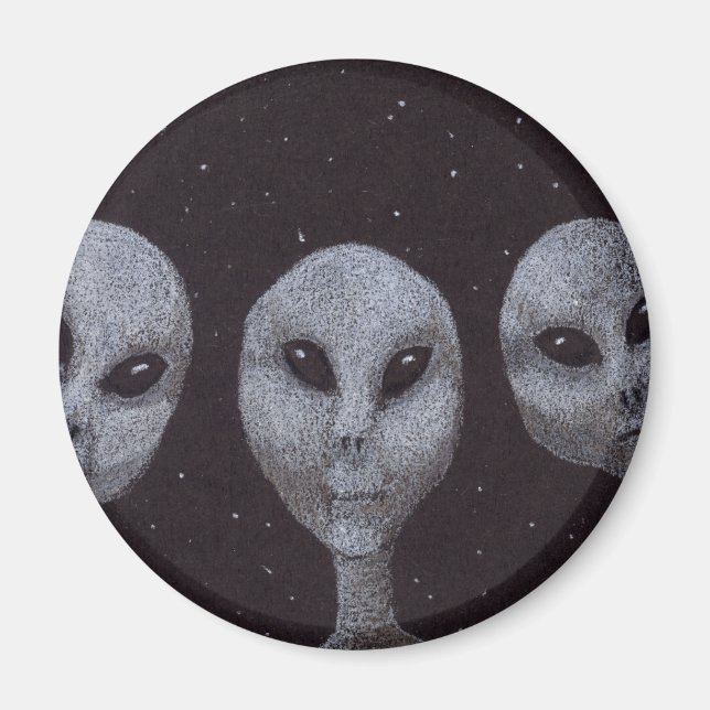 Alien Grays Magnet (Vorne)