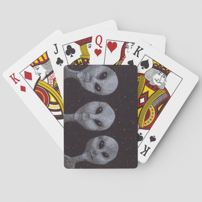Alien Grays Spielkarten (Rückseite)