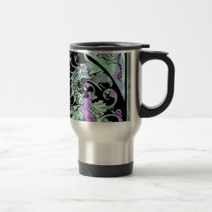 Alien Green, Dragon Travel Mug Reisebecher