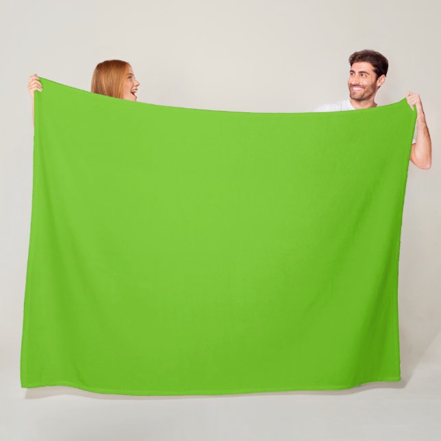 Alien Green Fleece Blanket (Beispiel)