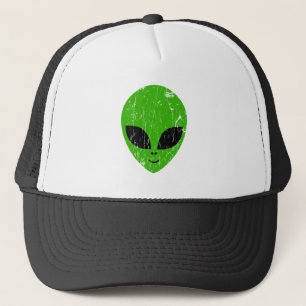 Alien Green Head ufo Science Fiction Extraterrestl Truckerkappe