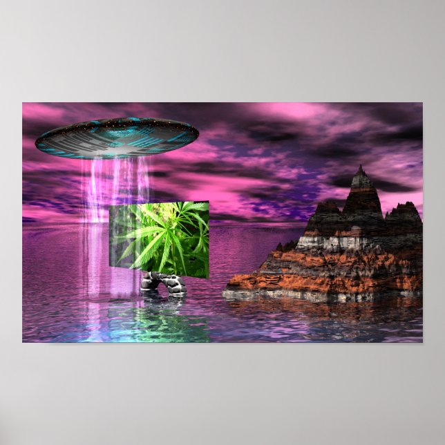 Alien Green Poster (Vorne)
