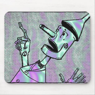 Alien Green, Zin Man Mouse Pad Mousepad