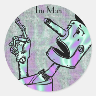 Alien Green, Zinn Man Sticker