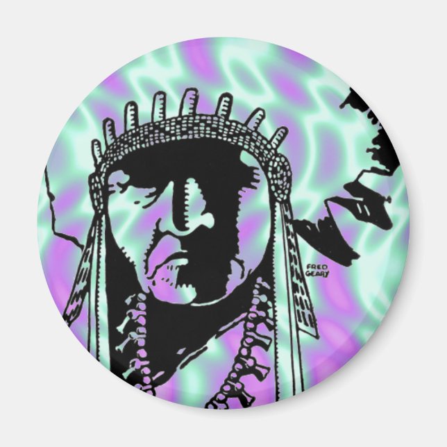 Alien Grün, Indischer Magnet (Vorne)
