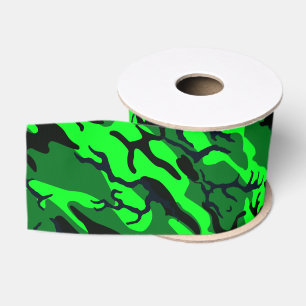 Alien-grüne Camouflage Ripsband