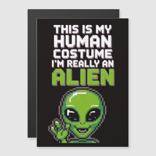 Alien Halloween Magnet