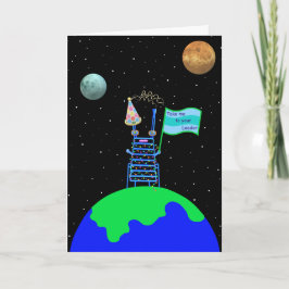 Alien Happy Birthday Card by Jo Images Karte