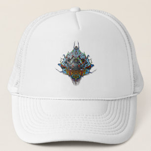 Alien Head - Blau Truckerkappe