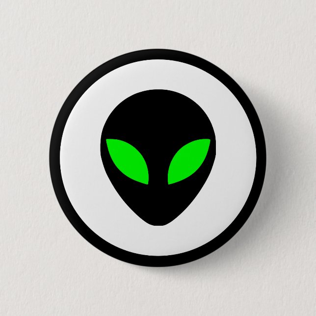 Alien Head Button (Vorderseite)