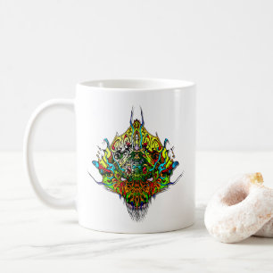 Alien Head - gelb Kaffeetasse