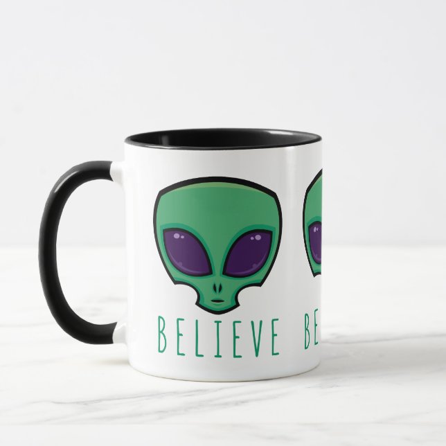 Alien Head glauben Tasse (Links)