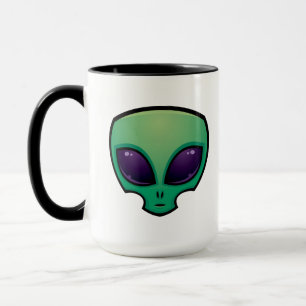 Alien Head Icon Tasse