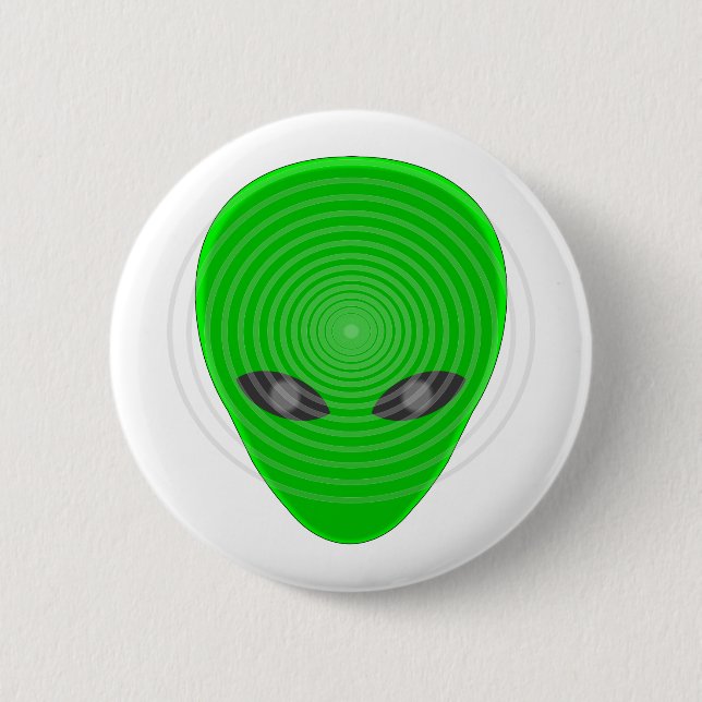 Alien Head Mind Kontrolle Button (Vorderseite)