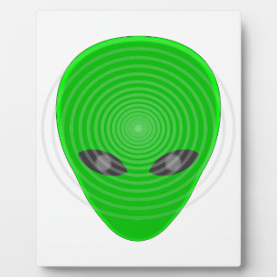 Alien Head Mind Kontrolle Fotoplatte