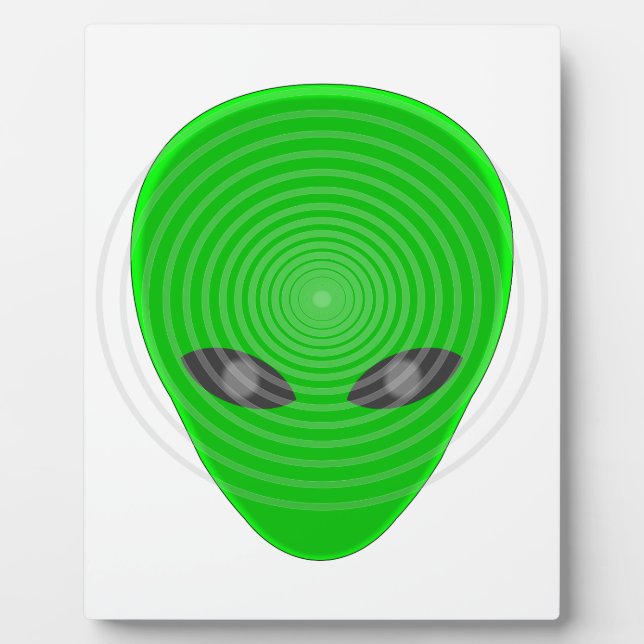 Alien Head Mind Kontrolle Fotoplatte (Vorderseite)