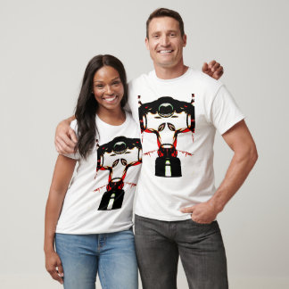 Alien Head mit Gasmaske und Scheidenschlitten von T-Shirt