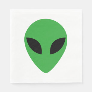 Alien Head Serviette