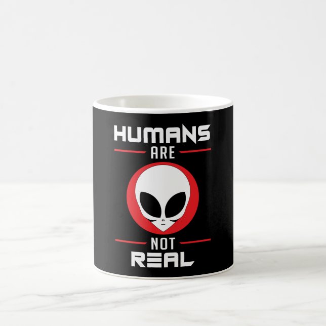 Alien Head Ufo Außerirdischen Area 51 Space Funny  Kaffeetasse (Mittel)