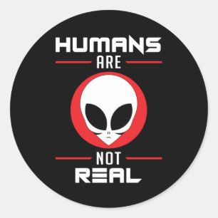 Alien Head Ufo Außerirdischen Area 51 Space Funny  Runder Aufkleber