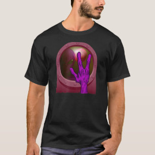 Alien Head Ufo glaubt Gebiet 51 Grauer Raum eindri T-Shirt
