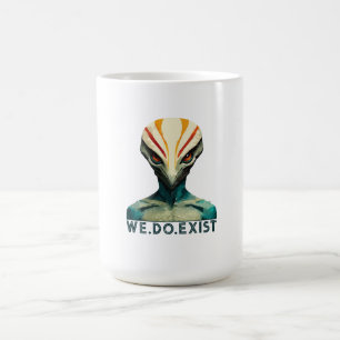 Alien Head - wir existieren Kaffeetasse