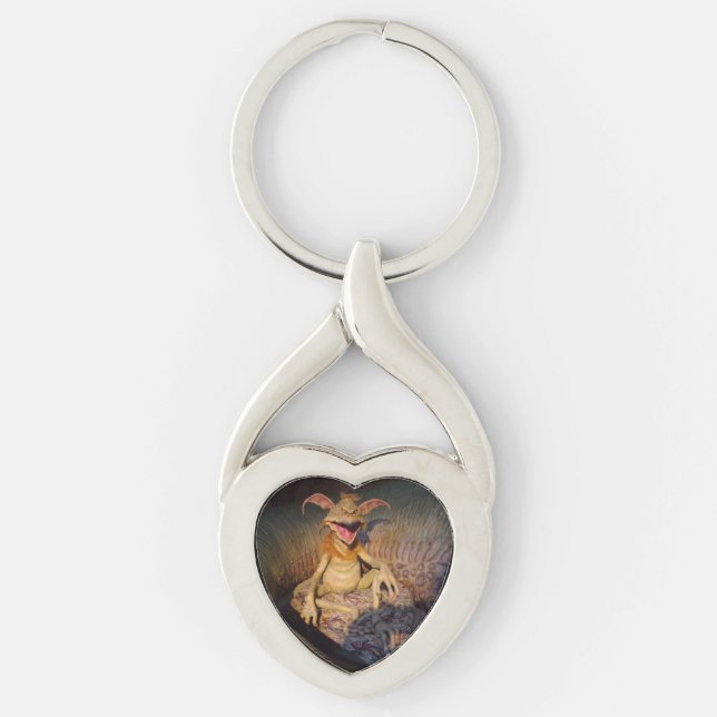 Alien Heart Keychain Schlüsselanhänger (Vorderseite)