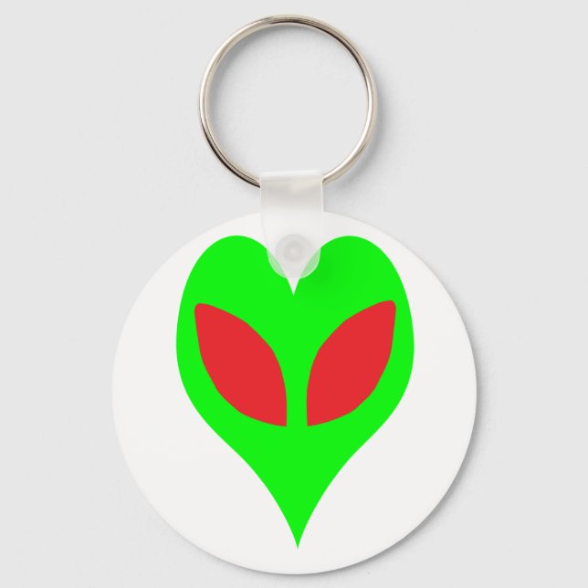 Alien Heart Schlüsselanhänger (Vorderseite)