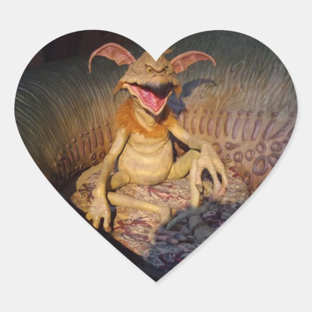 Alien Heart Sticker (Vorderseite)