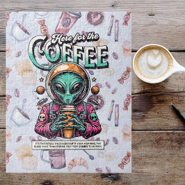 Alien hier für den Kaffee