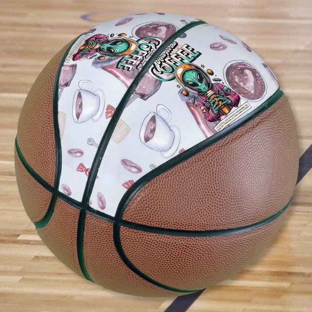 Alien hier für den Kaffee Basketball (Von Creator hochgeladen)