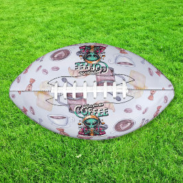 Alien hier für den Kaffee Football