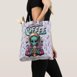Alien hier für den Kaffee Tasche