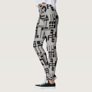 Alien Hieroglyphs Leggings