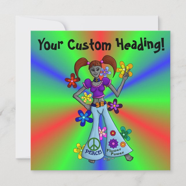 Alien Hippy Square (Vorderseite)