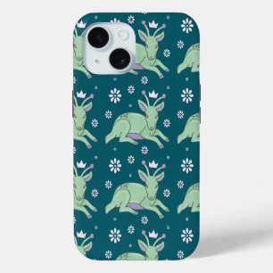 Alien-Hirsch-Volkskunst Whimsical grüner Hirsch Case-Mate iPhone Hülle
