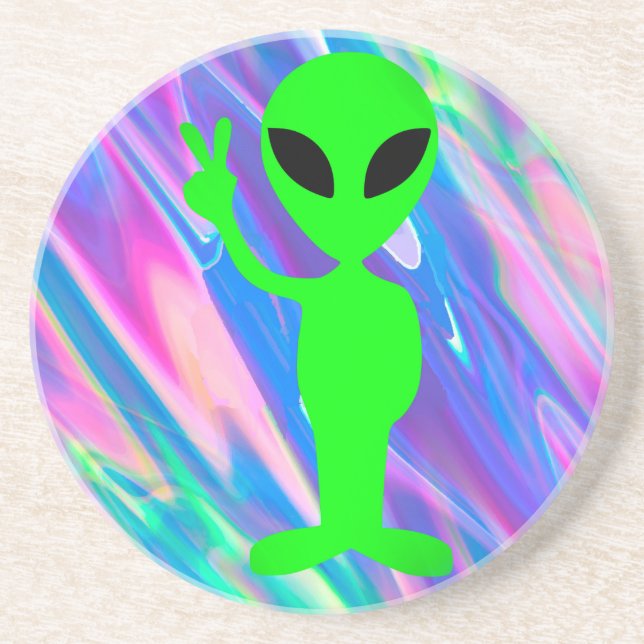 alien hologram untersetzer (Vorne)