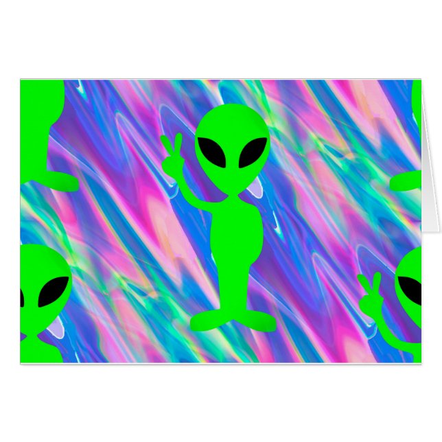 Alien Hologramm (Vorderseite (Horizontal))