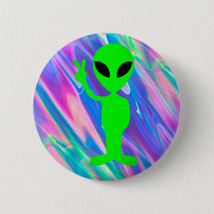 Alien Hologramm Button
