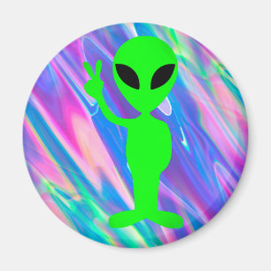 Alien Hologramm Magnet