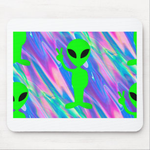 Alien Hologramm Mousepad