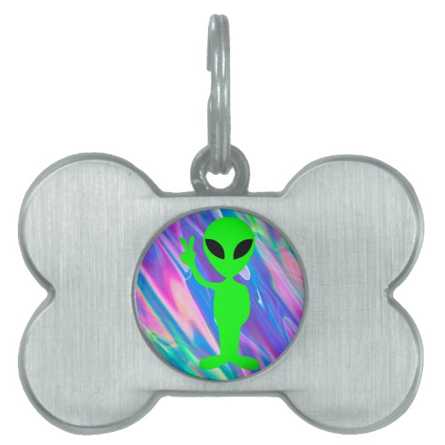 Alien Hologramm Tiermarke (Vorderseite)